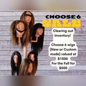 Choose 6 of your Favs! Lace Fronts and Lace Parts Various Colors